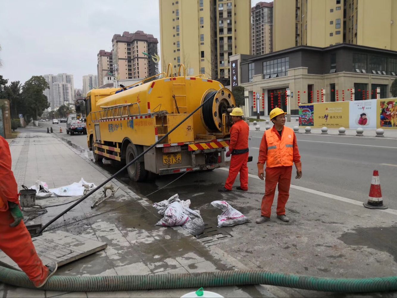 瑞金排污管道清淤-管道清洗
